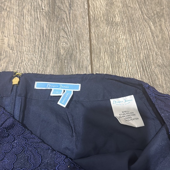 NEW • Draper James • Tulip Lace Mini Skirt Blue - Picture 6 of 6